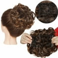 thumbnail image 5 of Benehair Messy Curly Hair Bun Easy Stretch Chignon Hair Extensions Clip in Updo Hairpiece Cover Ponytail Scrunchie for Women Wedding, 5 of 10