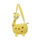 thumbnail image 3 of Bolso bandolera de jirafa, regalo de cumpleaños, divertido bolso de peluche de jirafa con correa ajustable Amarillo, 3 of 9