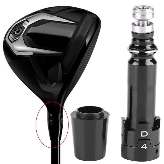 Nimomo Adaptador de Controlador de Golf, Adaptador de Eje de Manga de Golf Controlador de Golf de aleación de Aluminio para TS2 TS3 Dirver(0.355口径)