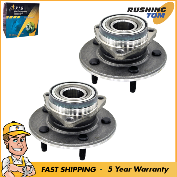 2 Premium Front Wheel Hub Bearing Assembly fits 2000-2001 Dodge RAM 1500 4WD