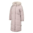 thumbnail image 5 of Women's 2026 Korean Style Puffer Coat, Knee Length Oversized Parka, Luxurious Faux Fur Collar Winter Jacket, Thickened Loose Fit Down Alternative Coat Pink L, 5 of 9