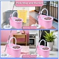 thumbnail image 3 of KYDIFS Mop and Bucket Set (Pink), 3 of 6