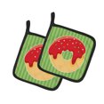 thumbnail image 1 of Carolines Treasures BB6818PTHD Noël Donut Paire de Porte-Pots, 1 of 1