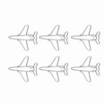 thumbnail image 4 of 10pcs Avion Forme Trombones Signet Marquage Document Organisation Clip Papeterie Fournitures, 4 of 14