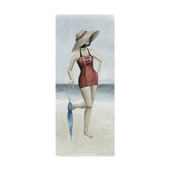 Trademark Fine Art 'Beach Beauty I' Canvas Art by Grace Popp