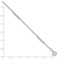 thumbnail image 2 of 925 Sterling Silver .5 Inch Anklet Ankle Bracelet, 2 of 6