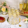 5pcs 5OZ Champagne Cup Disposable Plastic Flutes Cups Wedding Birthday