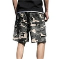 thumbnail image 4 of jsaierl Men's Cargo Shorts Summer Outdoors Casual Camouflage Plus Size Sport Big and Tall Shorts Pants, 4 of 9