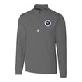 thumbnail image 2 of Men's-Cutter & Buck  Gray New England Revolution Traverse Stretch Eco Quarter-Zip Pullover Top, 2 of 3