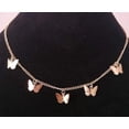 thumbnail image 5 of Collar con colgante de mariposa para mujer, Gargantilla con dije de mariposas, Luna y estrella, joyería de moda Bohemia, regalo, 5 of 5