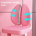 thumbnail image 6 of Floseru Small Desk, Standing Desk, Desk Chair Set, Height Adjustable Children School Study Table Chair Set with Astronaut Pattern, Ergonomic Desk Chair with Large Writing Board, Bookshelf and Drawer, 6 of 9