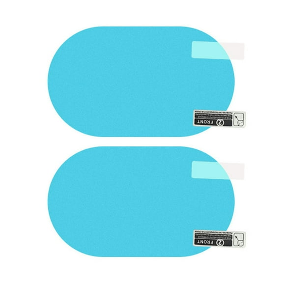 Kieccall 2PCS Car Rearview Mirror Anti-Glare Film - Anti-Mist & Anti-Scratch Design, HD Visibility, Night Driving & Rainy Conditions for Safety