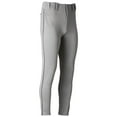 thumbnail image 3 of Marucci Men's Excel Full Length Tapered DoubleKnit Baseball Pants Grey/Black 2XL, 3 of 6