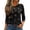 Black #4, variant on WULMLEO Tops for Women Halloween Printed Fall Long Sleeve Crew Neck T-Shirts Fashion Skull Tshirts Fall Pumpkin Spider Web Shirts Yellow L