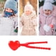 thumbnail image 4 of Máquina para hacer bolas de nieve con forma de corazón, de plástico, para invierno, con clip, juguetes para niños al aire libre., 4 of 7