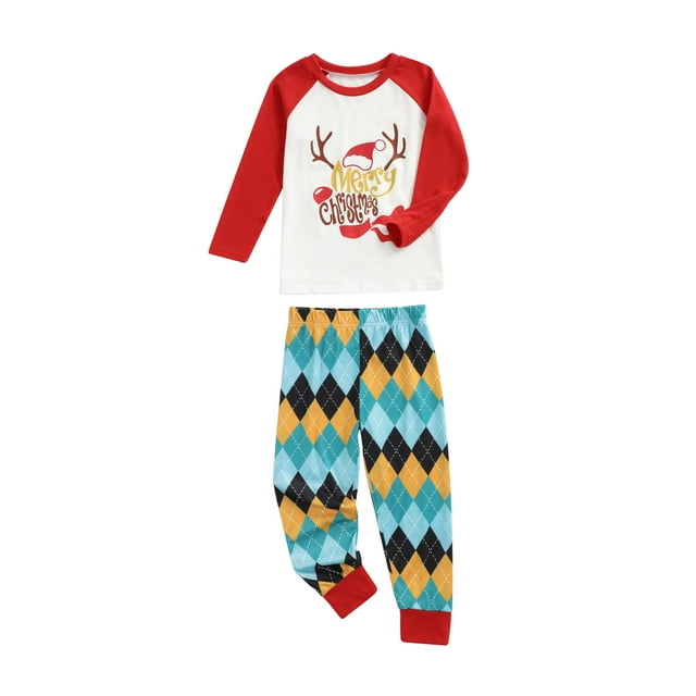 Ensemble de Nuit à Manches Longues Parent-Enfant de Noël/ Barboteuse