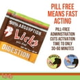 thumbnail image 6 of Licks Pill-Free Dog Digestion - Dog Gut Health and Gas Relief - Bloating Relief and Digestion Supplement for Dogs - Dog Health Supplies - Gel Packets - 10 Use, 6 of 7