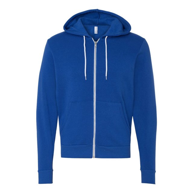 Bella + Canvas Unisex Poly-Cotton Fleece Full-Zip Hoodie