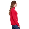 thumbnail image 3 of Ladies' Rocklin Fleece Half-Zip - TEAM RED - XS, 3 of 3