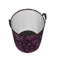 thumbnail image 3 of Goofa Snowflakes and Hearts Printed Circular Hamper,Laundry Basket with Handles,Storage Baskets Foldable,Large Capacity Laundry Hamper-Small, 3 of 8
