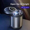 thumbnail image 3 of Car Ashtray Fully Automatic Intelligent Sensing Multifunctional Detachable Stainless Car Ashtray with Lid Good Seal Prevent Odor Spreading With Light, 3 of 5