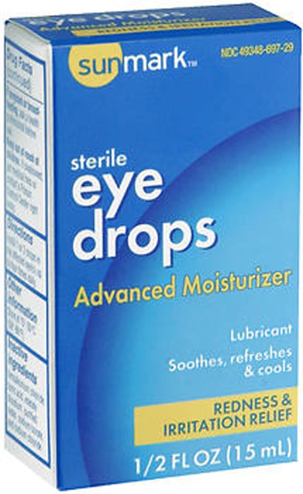 Sunmark Sterile Eye Drops Advanced Moisturizer, 0.5 Fl. Oz