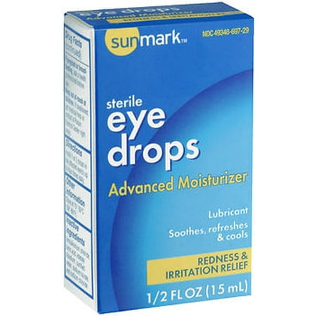 Sunmark Eye Drops Advanced Moisturizer - 0.5 oz