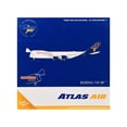 thumbnail image 3 of Boeing 747-8F Commercial Aircraft "Atlas Air - Apex Logistics" (N863GT) White with Blue Tail "Interactive Series" 1/400 Diecast Model Airplane by GeminiJets, 3 of 3