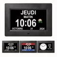 thumbnail image 2 of Memwake Multifunctional Large-Screen Digital Alarm Clock for 2026 World Cup,for Alzheimer's Patients with Date and Day of Week,Multiple Display Modes,7-inch Black, 2 of 8