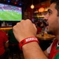 thumbnail image 6 of Uutvery Soccer World Match Silicone Bracelet, Italy Flag Wristband, Intaglio Color Filled Fan Support Accessory, One Size, 6 of 6
