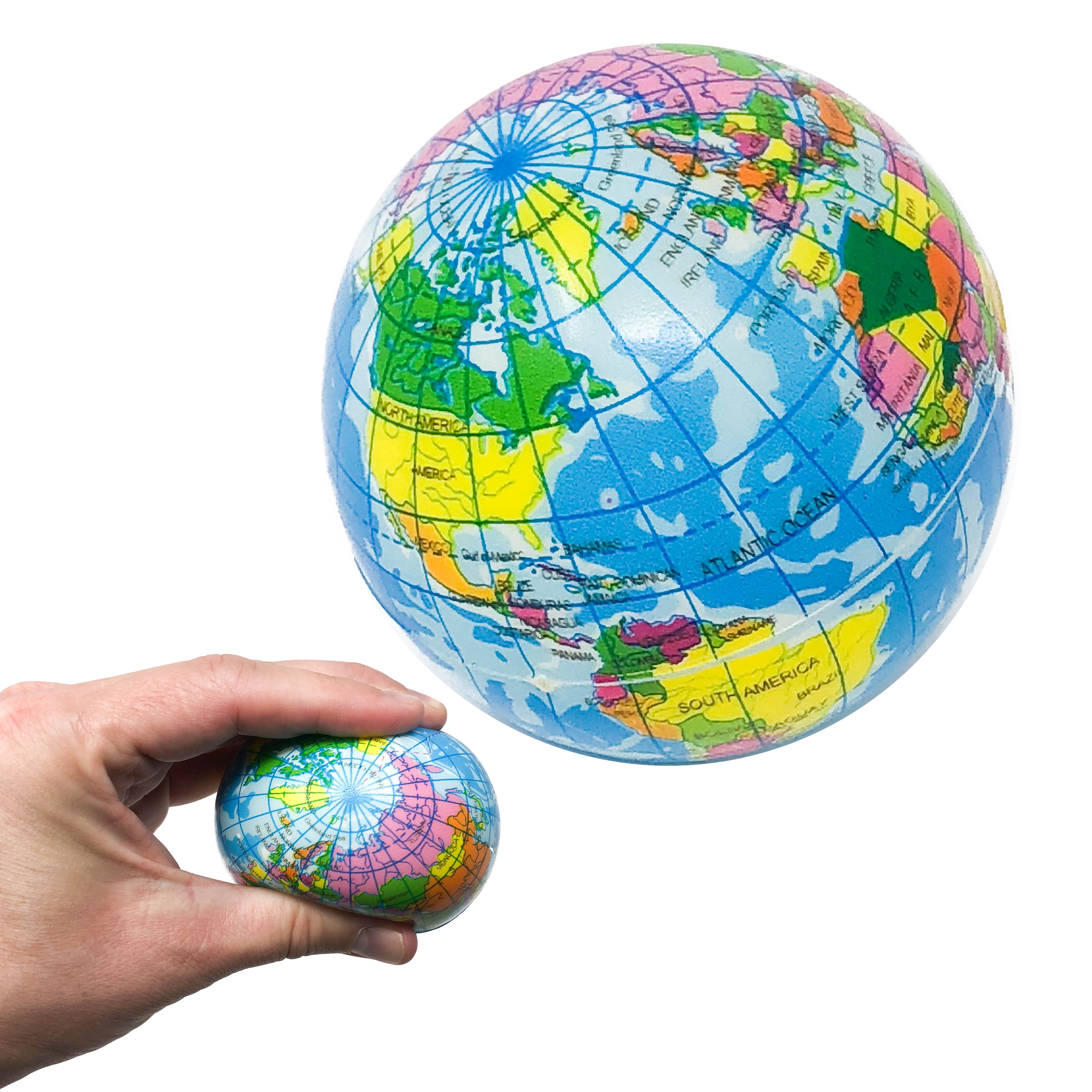 globe stress balls