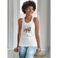 thumbnail image 2 of Cozy Woodland Animal I Racerback Tank Women -Victoria Borges Designs, Female Large, 2 of 4