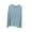 Light Blue, variant on Lenpel Womens Plus Size T Shirts Crew Neck Loose Fit Long Sleeve Tops Soft Stretch Casual House Loungewear Fashion Fall Outfits