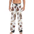 thumbnail image 2 of FREEAMG Men's Cotton Pajama Pants Lounge Sleep Pants Soft Sleepwear Pajama Bottoms with Pockets, 2 of 7