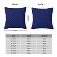 thumbnail image 2 of Pofeuu Navy Blue Print Double-sided plush pillowcase Square Throw Pillow Covers Pillows Cover for Living Room Bedroom Sofa Couch Cushion Cover（No pillow core）-26"x26", 2 of 7