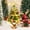 A, variant on 24IN Mini Christmas Tree Small Holiday Decoration Set for Home Office Tabletop Festive Decor Assembly for Christmas Celebration