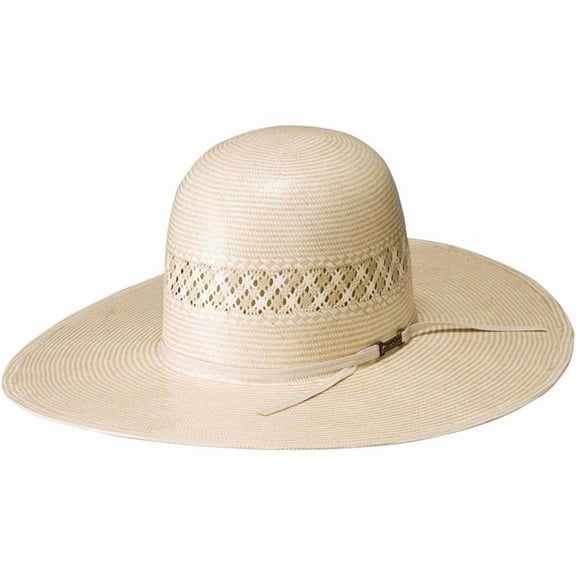 American Hats Mens American Hat Company 1011 4 1/2` Brim Open Crown Straw 67/8 Natural