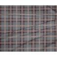 thumbnail image 4 of oneOone Polyester Lycra Fabric Tartan Check Print Fabric By The Yard 56 Inch Wide, 4 of 4