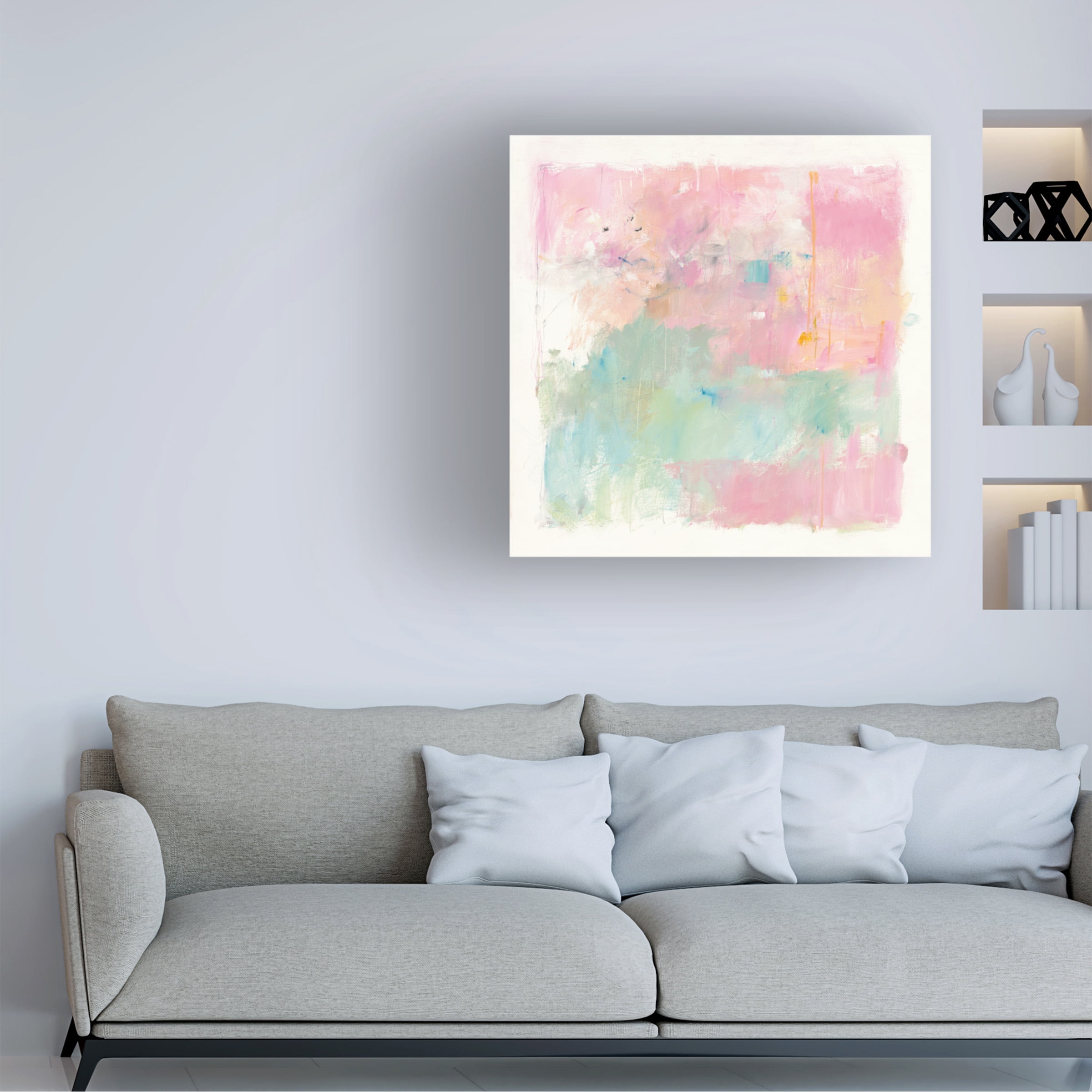 Mike Schick 'At Loose Ends' Canvas Art