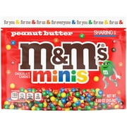 M&M's Minis Peanut Butter Milk Chocolate Candy, Sharing Size - 8.6 oz Bag