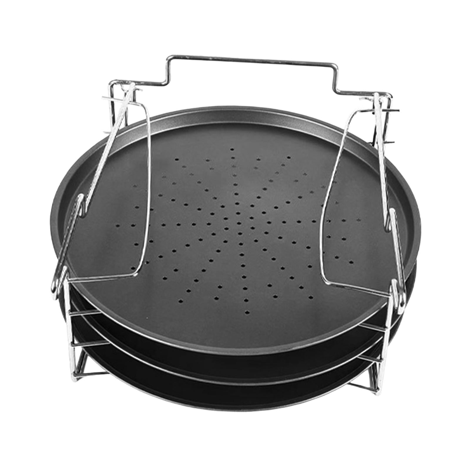 Abbracc Tier Pizza Pans Easy to Clean Multipurpose Pizza Baking