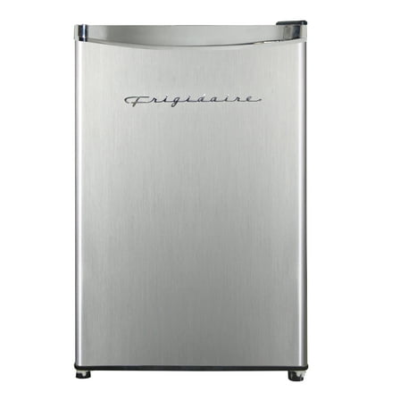 Frigidaire, 3.2 Cu. Ft. Compact Fridge Chrome Trim EFR323, Platinum