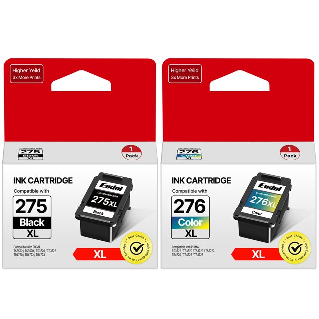 Cartuchos de tinta Eudul 275XL 276XL de repuesto para Canon 275 276