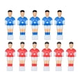 thumbnail image 2 of 11 unidades/juego de futbolín para hombre, de mesa de fútbol, futbolín, futbolín para hombre, piezas de mesa de futbolín, rojo y azul para Sunnimix Hombres de fútbol, 2 of 8