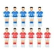 thumbnail image 2 of 11 unidades/juego de futbolín para hombre, de mesa de fútbol, futbolín, futbolín para hombre, piezas de mesa de futbolín, rojo y azul para Sunnimix Hombres de fútbol, 2 of 8