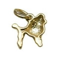 thumbnail image 3 of French Poodle Dog Charm Pendant 14k Yellow Gold, 3 of 4