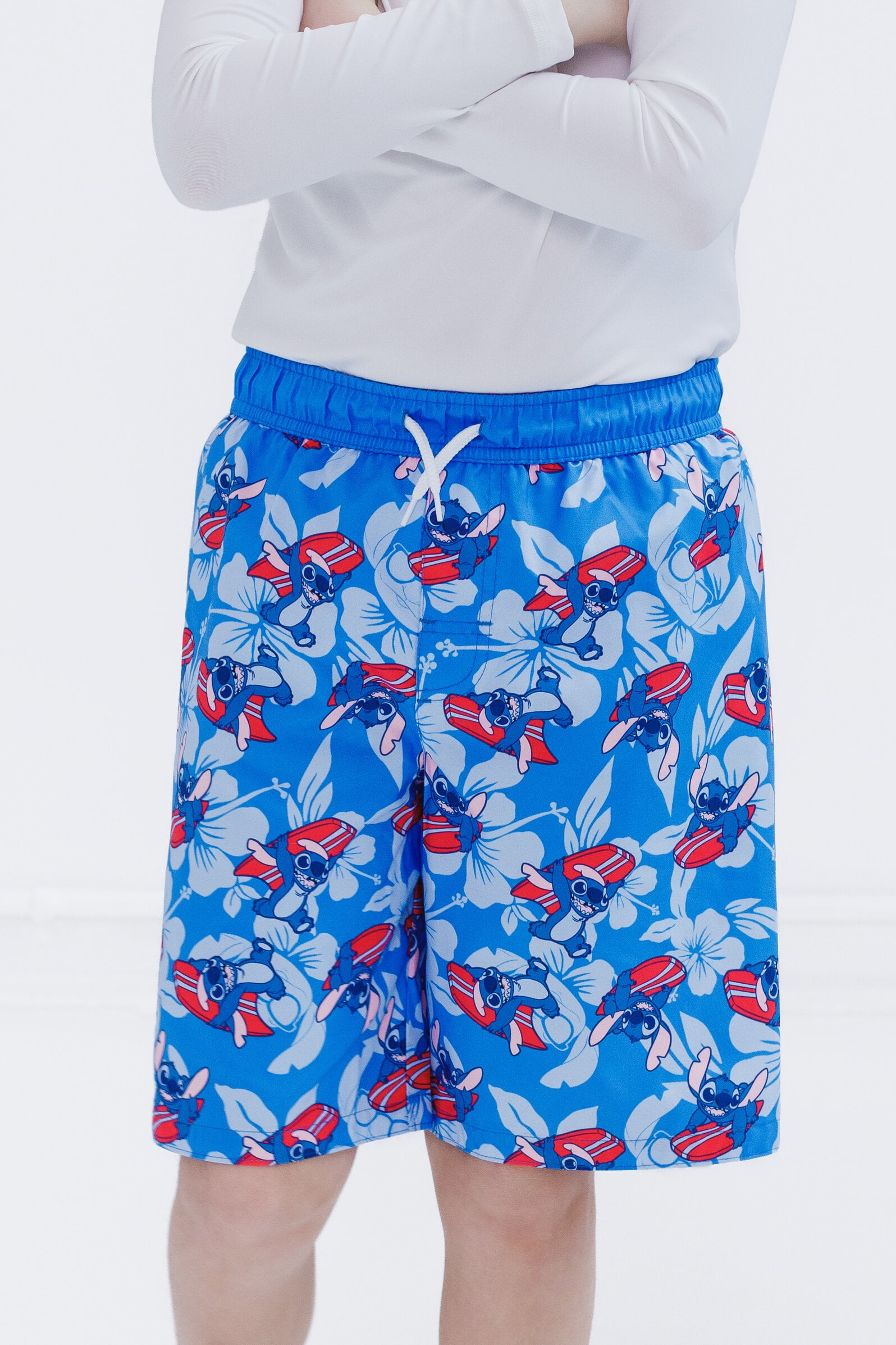 Disney Lilo & Stitch UPF 50+ Swim Trunks Bathing Suit Little Kid to Big Kid