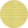 thumbnail image 1 of Ahgly Company Machine Washable Indoor Round Transitional Golden Brown Yellow Area Rugs, 3' Round, 1 of 7