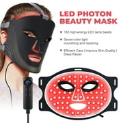 LED Face Mask Light Therapy 7 Color Infrared Blue Red Light Therapy Skin Care Facial Treatment Mask Skincare Tool