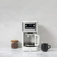 Generous Brew 14Cup Ivory/Chrome Drip Coffee Maker with Adjustable